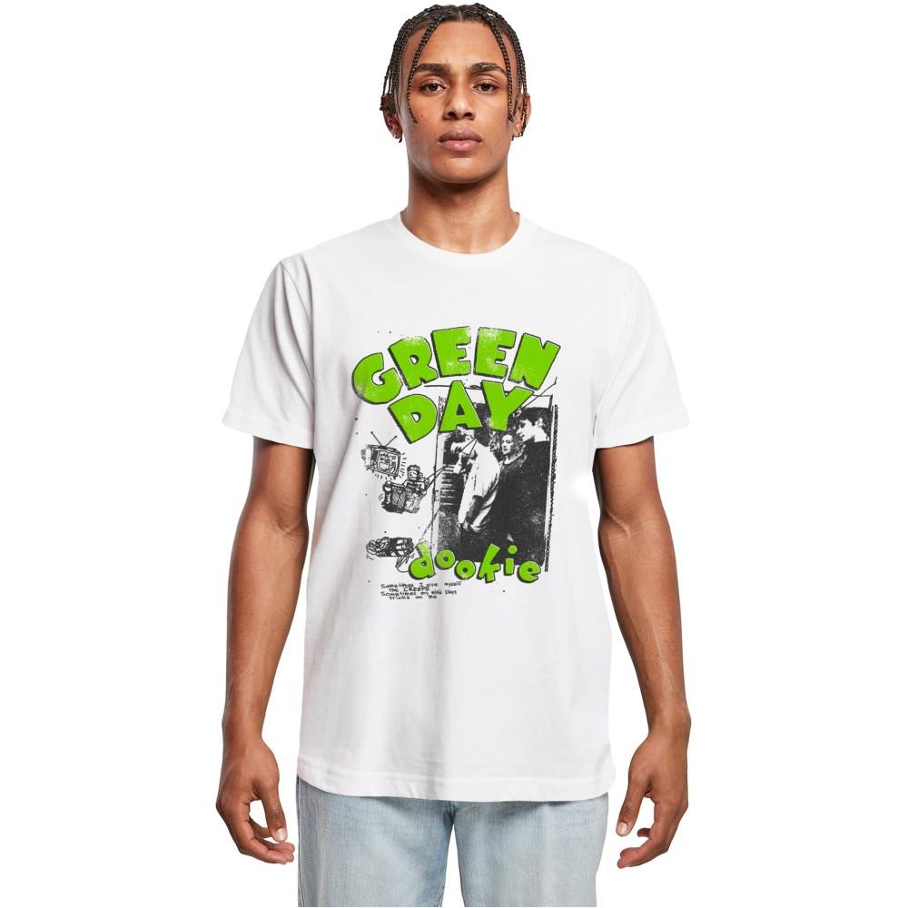 Merchcode Green Day - Dookie Sketched up Tshirt Homme - Blanc